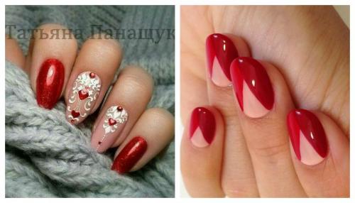 Дизайн ногтей в красном цвете. Красные ногти: сочетание цветов