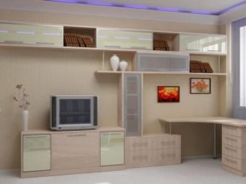 Гостиная с рабочим местом у окна. Лучшее место для организации рабочего места 13