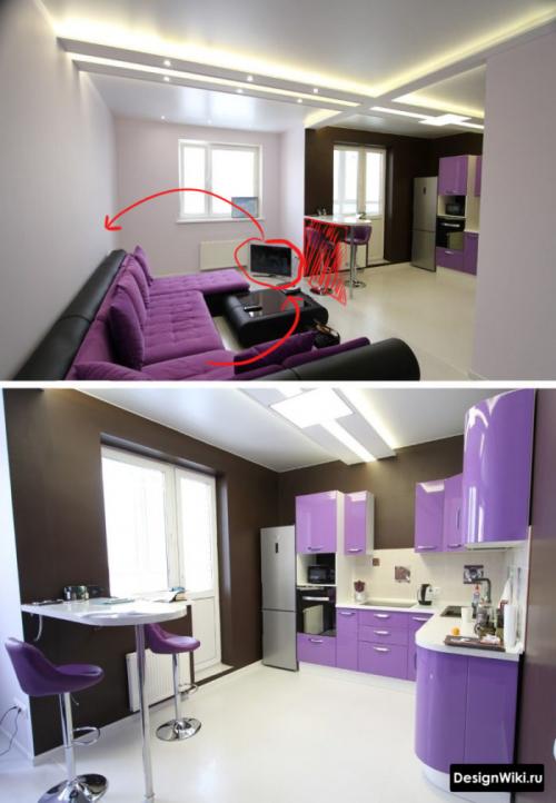 Гостиная с рабочим местом у окна. Лучшее место для организации рабочего места 31