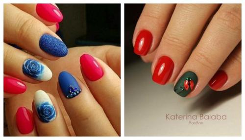 Дизайн ногтей в красном цвете. Красные ногти: сочетание цветов