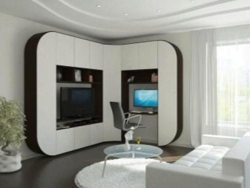 Гостиная с рабочим местом у окна. Лучшее место для организации рабочего места 19