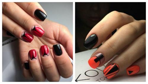Дизайн ногтей в красном цвете. Красные ногти: сочетание цветов