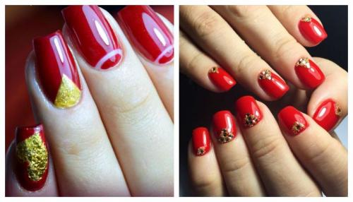 Дизайн ногтей в красном цвете. Красные ногти: сочетание цветов