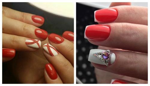 Дизайн ногтей в красном цвете. Красные ногти: сочетание цветов