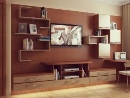 Гостиная с рабочим местом у окна. Лучшее место для организации рабочего места 10