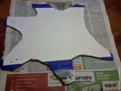 Пенек своими руками из картона. Делаем искусственный пень