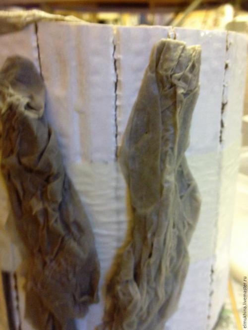 Пенек своими руками из картона. Делаем искусственный пень