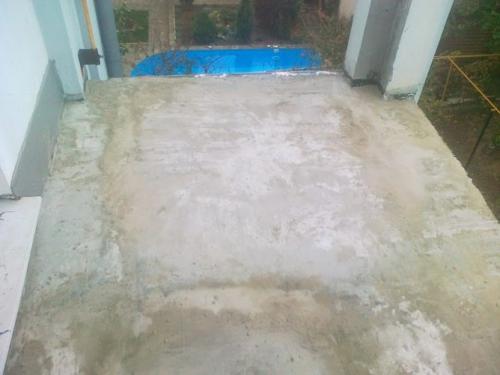 Гидроизоляция открытого балкона под плитку. Подготовка