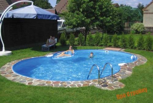 Оформление бассейна на даче. Виды дачного бассейна