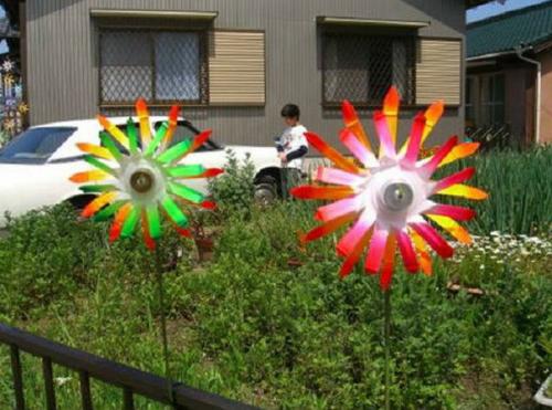 Ветряк из пластиковой бутылки. Простая вертушка из пластиковой бутылки