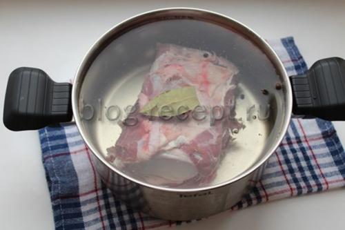 Рассольник с перловкой. Ингредиенты: