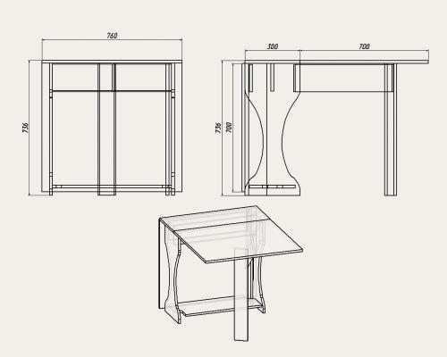 Размер советского стола. Габариты столов
