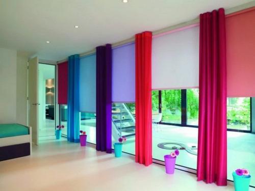 Жалюзи на окна вертикальные. Тканевые жалюзи 01