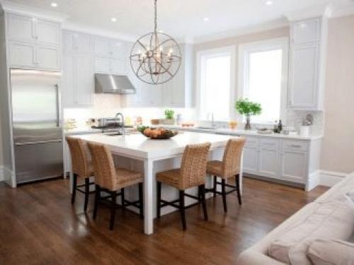 Как на кухне поставить стол. Куда поставить стол на кухне? 31