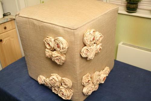 Пуфик из бутылок школа ремонта. Мягкий пуфик из пластиковых бутылок