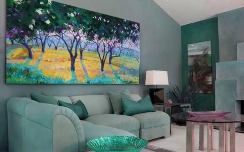 Как выбрать размер картины на стену. Как выбрать картину: стиль, цвет, размер