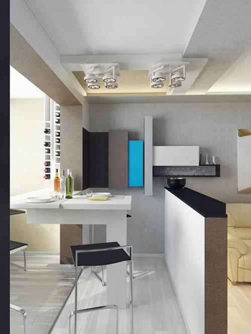 Интерьер однокомнатной квартиры минимализм. Однушка в стиле минимализма