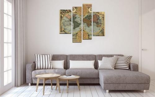 Как выбрать картину в гостиную над диваном. Размер и его значение
