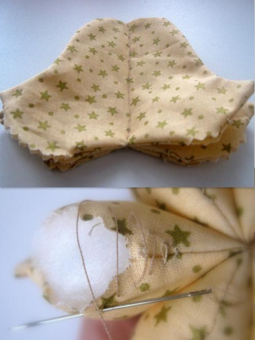 Елочные игрушки из ткани своими руками 04