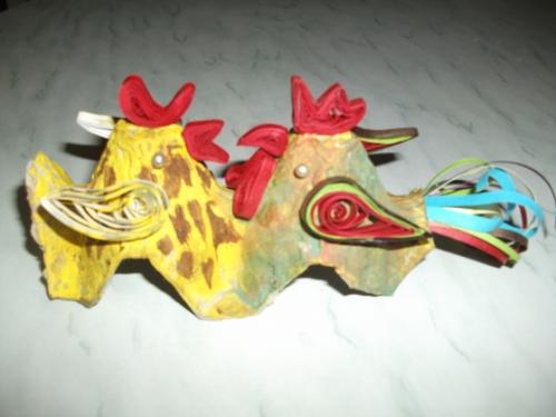 Поделки из коробки из под яиц. 29 октября. Выставка поделок из яичных лотков на МААМ