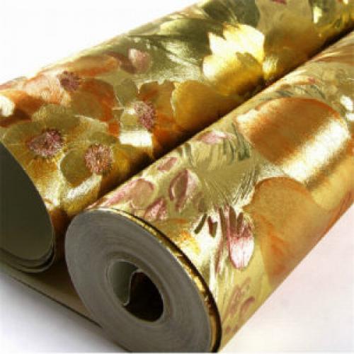 Обои зеленые с золотом. Золотистые или светло-золотые обои для стен: актуальность применения и варианты, которые помогут украсить дом в изысканные позолоченные тона