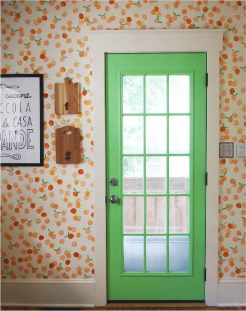 Как расписать стену своими руками на кухне. Иде.  Стэмпинг (+ мастер-класс)