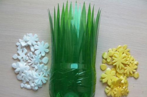 Простая ваза из пластиковой бутылки. Ваза из пластиковой бутылки