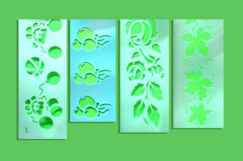 Как расписать стену своими руками трафареты. Трафареты для стен своими руками: правила окрашивания поверхности