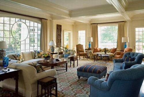 Сочетание синего и бежевого в интерьере. БЕЖЕВО-ГОЛУБАЯ ГОСТИНАЯ: АЗЫ ДИЗАЙНА И ДЕКОРИРОВАНИЯ