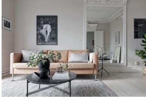 Серо-синий цвет в интерьере. Правила оформления интерьера светло-серыми тонами