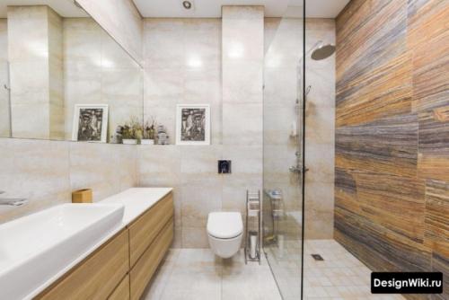 Дизайн ванной с душем без поддона. Душ в ванной без душевой кабины: тонкости оформления 11 Дизайн ванной с душем без поддона. Душ в ванной без душевой кабины: тонкости оформления 11