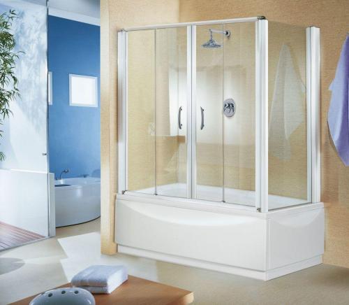 Дизайн ванной комнаты с душевой кабиной из плитки. Варианты исполнения