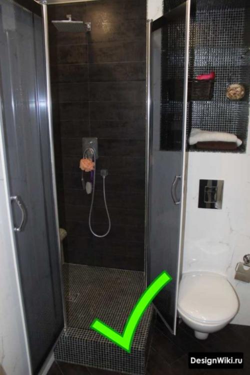 Дизайн ванной с душем без поддона. Душ в ванной без душевой кабины: тонкости оформления 13 Дизайн ванной с душем без поддона. Душ в ванной без душевой кабины: тонкости оформления 13