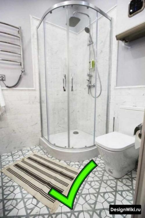 Дизайн ванной с душем без поддона. Душ в ванной без душевой кабины: тонкости оформления 08 Дизайн ванной с душем без поддона. Душ в ванной без душевой кабины: тонкости оформления 08