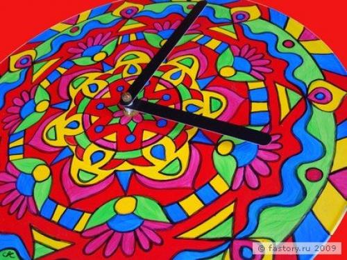 Что можно сделать из пластинок. Ваза для фруктов 09