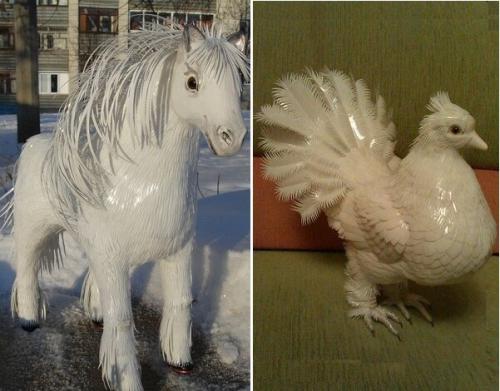 Шедевры из пластиковых бутылок для дачи — смотрите и удивляйтесь!