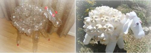 Шедевры из пластиковых бутылок для дачи — смотрите и удивляйтесь!