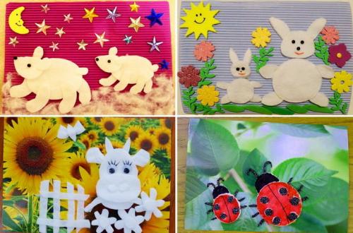 Поделки из ватных палочек. Детские поделки из ватных дисков своими руками