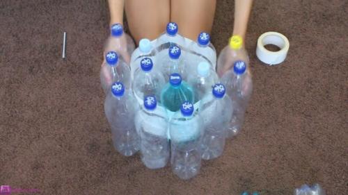 Стул из пластиковых бутылок своими руками.   01