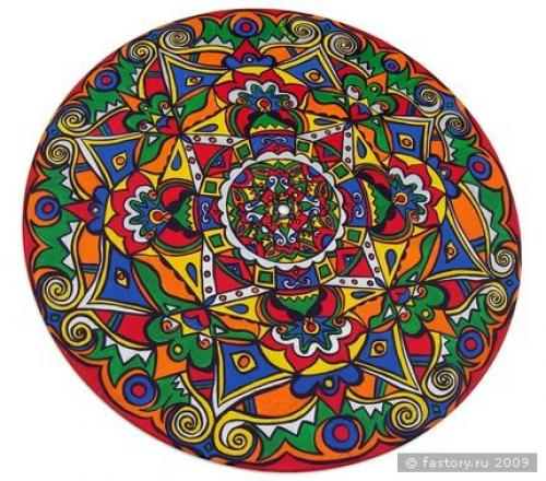 Что можно сделать из пластинок. Ваза для фруктов 05