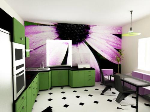 Компакт винил обои для кухни. Вариации виниловых обоев 10