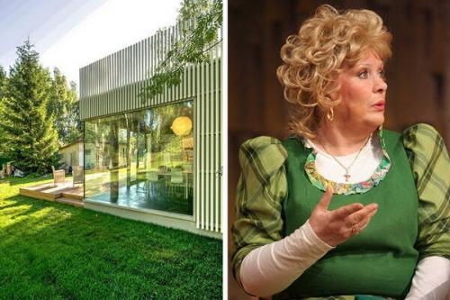 Загородный дом актрисы. Шикарный загородный дом актрисы Галины Польских