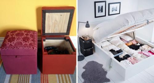 Как уместить все в маленькой комнате. 5 лайфхаков, как разместить миллион вещей в маленькой квартире