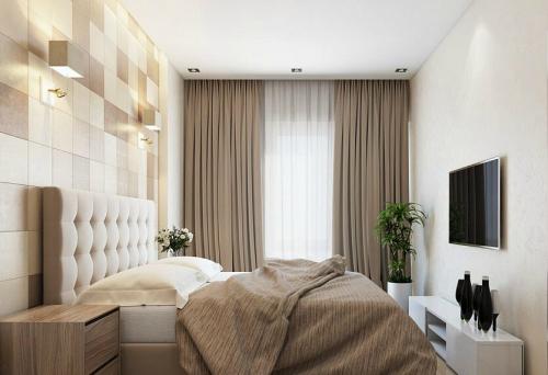 Дизайн комнаты 12 кв м с диваном. Маленькая спальня 12 кв.м в современном стиле: как обустроить и сделать ее более уютной?