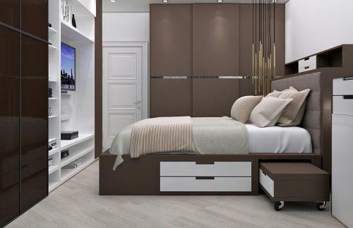 Дизайн комнаты 12 кв м с диваном. Маленькая спальня 12 кв.м в современном стиле: как обустроить и сделать ее более уютной?