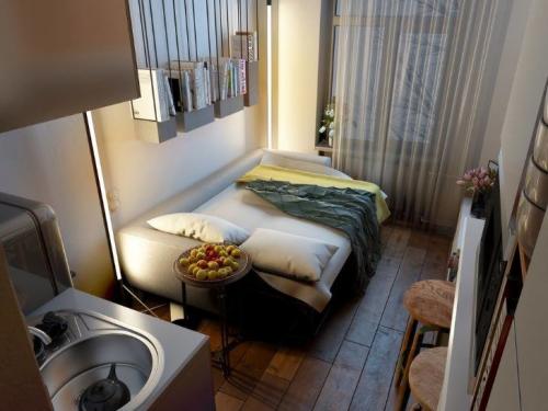 Компактные квартиры. Самые маленькие квартиры мира и России. Реальные фото.