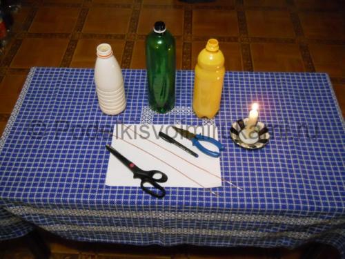 Ландыши из бутылок пластиковых. Простые и трогательные цветочки из пластиковых бутылок без окраски 19