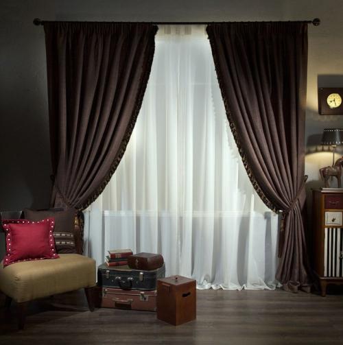 Модные шторы в зал. Выбор цвета для штор в гостиной