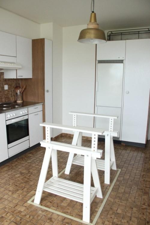 Кухня с островом икеа. Стандартный стол IKEA в кухонный остров меньше чем за час