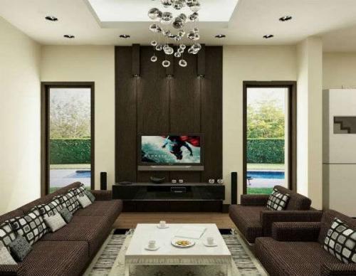 Интерьер комнаты с двумя окнами на одной стене. Особенности планировки